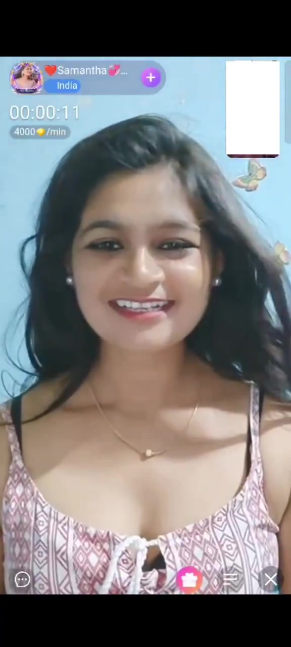 Telugu girl chamet nude show