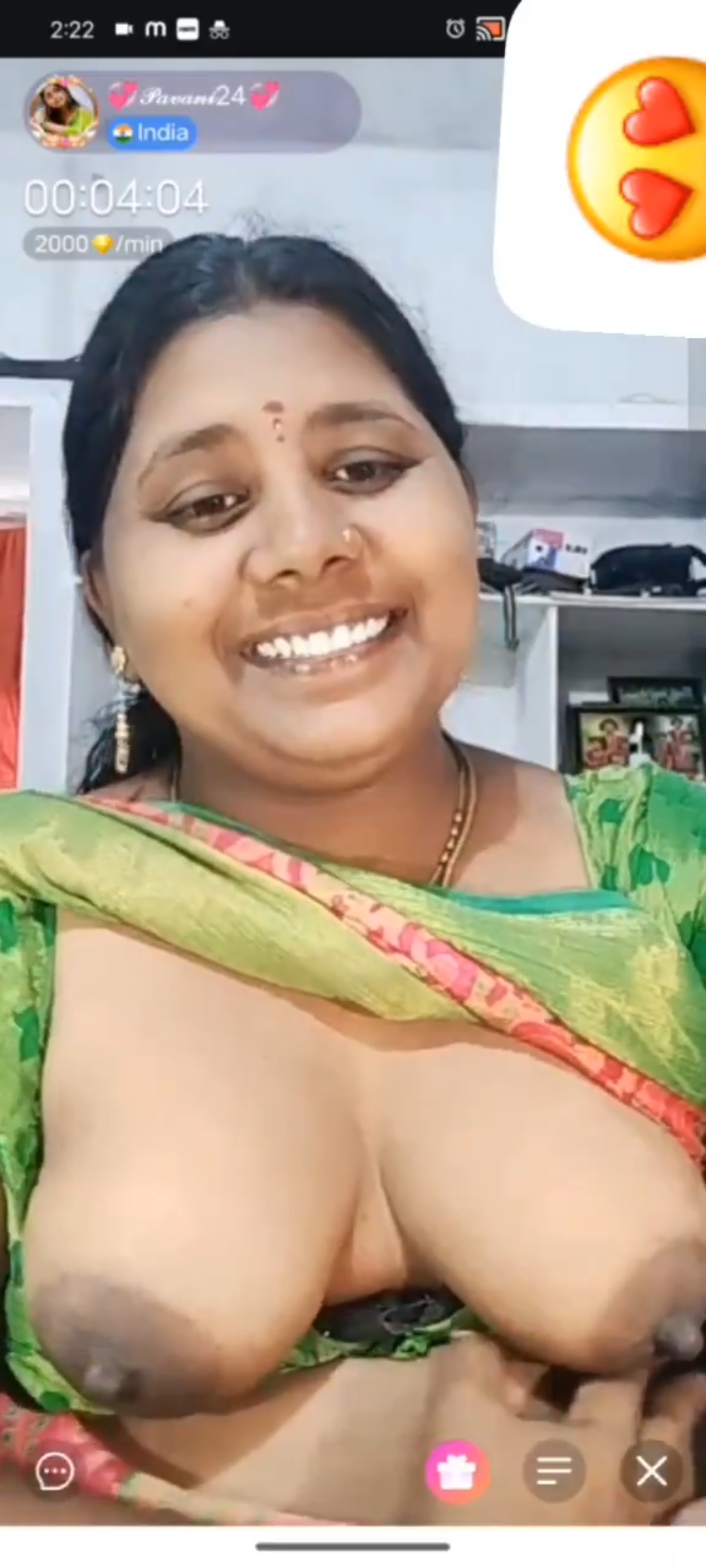 Pavani telugu girl chamet nude show