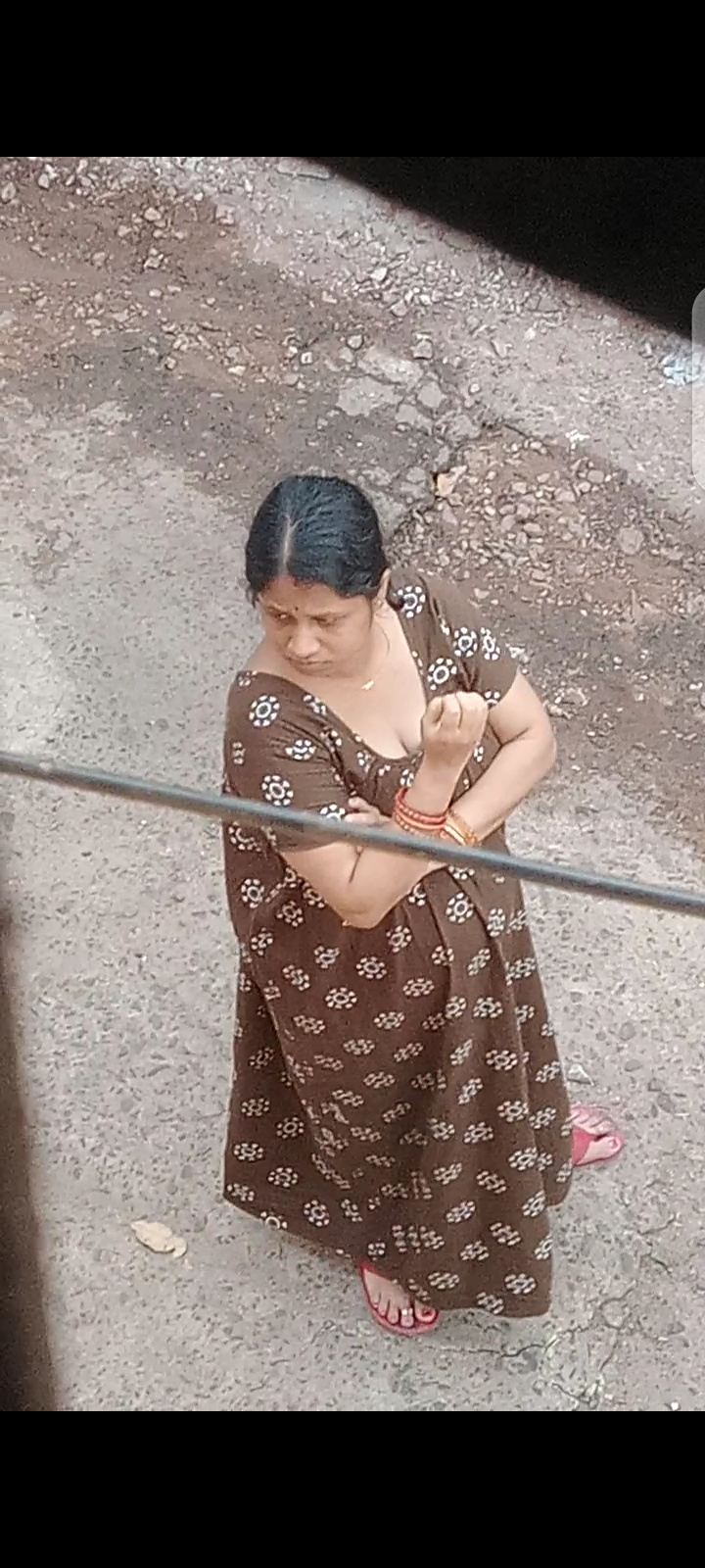 Beautiful aunty waiting for her lover to have sex with him.