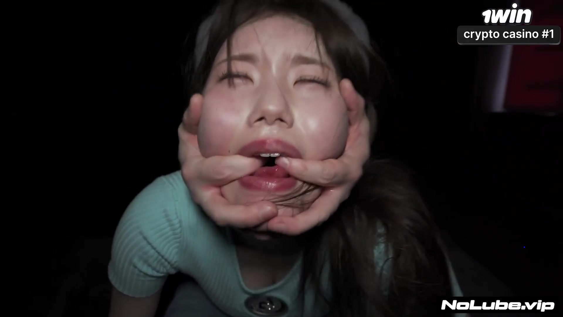 Asian teens submit to harsh threesome, craving man-meat and reaching orgasm in t