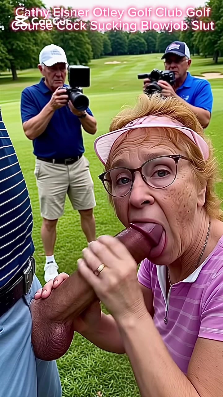 Golf Course Slut Cathy Golf Blowjob Filmed Sucking Off Cock Porn on The Fairway