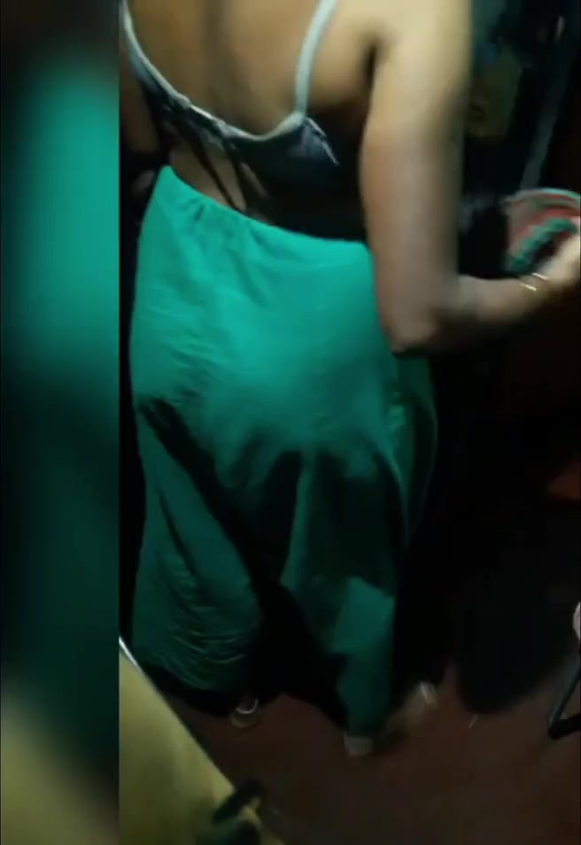 Desi wife saree change