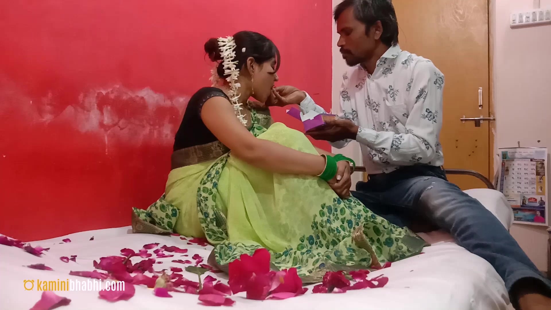 First Night Sex With Real Indian Wife Kamini Bhabhi