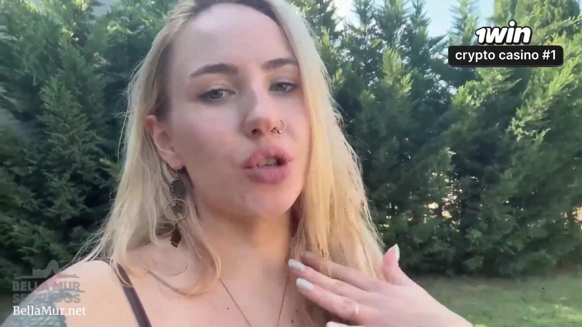 BIRTHDAY FUCK - Outdoor hump with hot blond and celebrating my birthday - XXX!