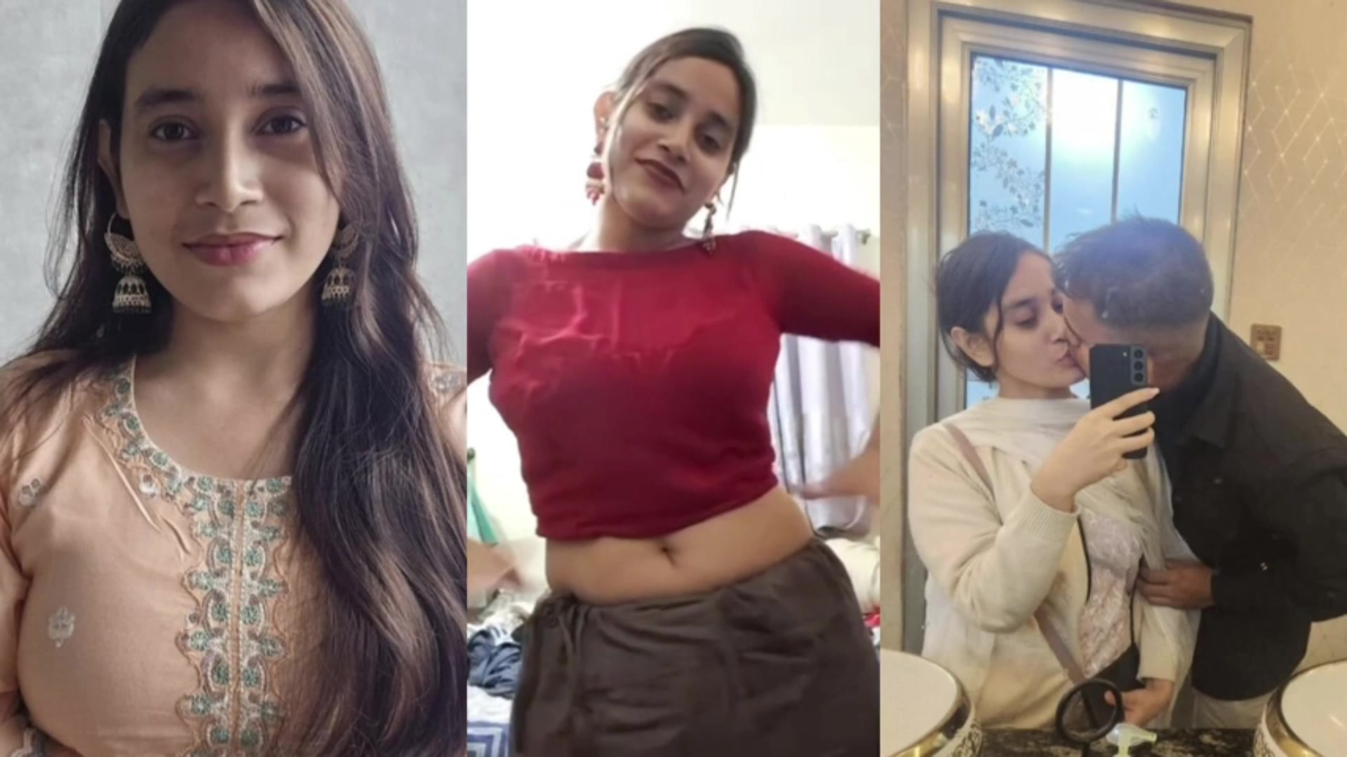 Red Saree girl showing her boobs of bf in video call Telegram @PremiumX55