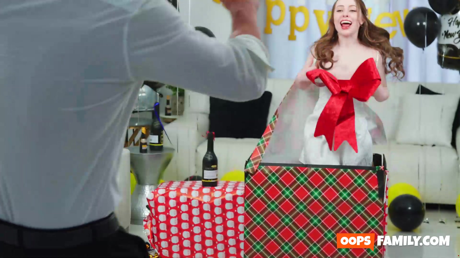 Happy New Year with Horny Stepdad's hard-core porn!