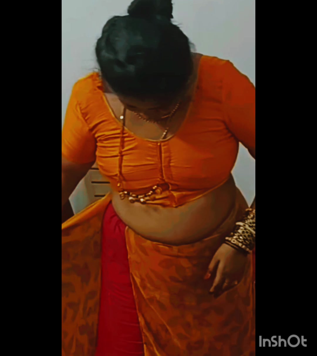 Sajini aunty saree