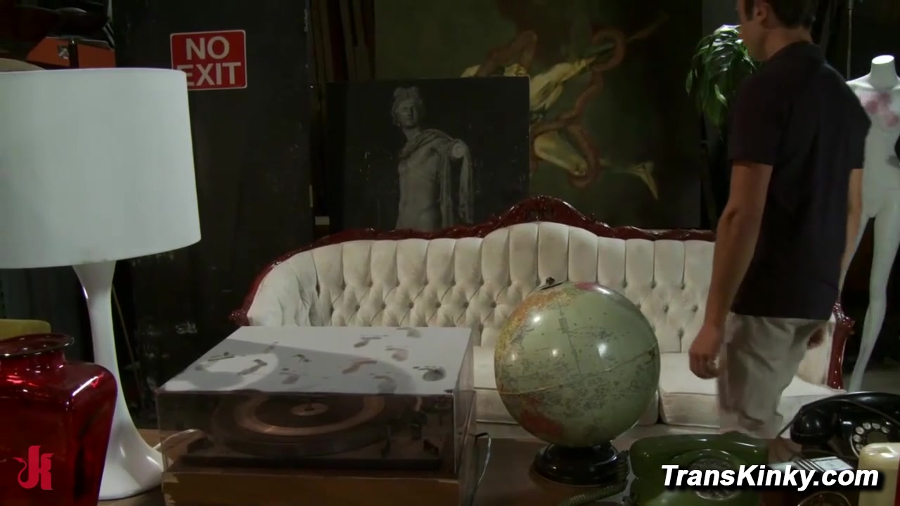 Hot TS Star Catches Pawn Shop Liar Scout and Fucks His Ass with Her Big Cock