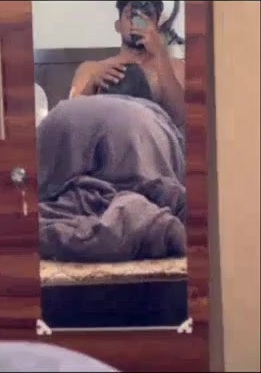 Hot Girl In Love Gives Juicy Smooch Then Sucks Dick Under Blanket