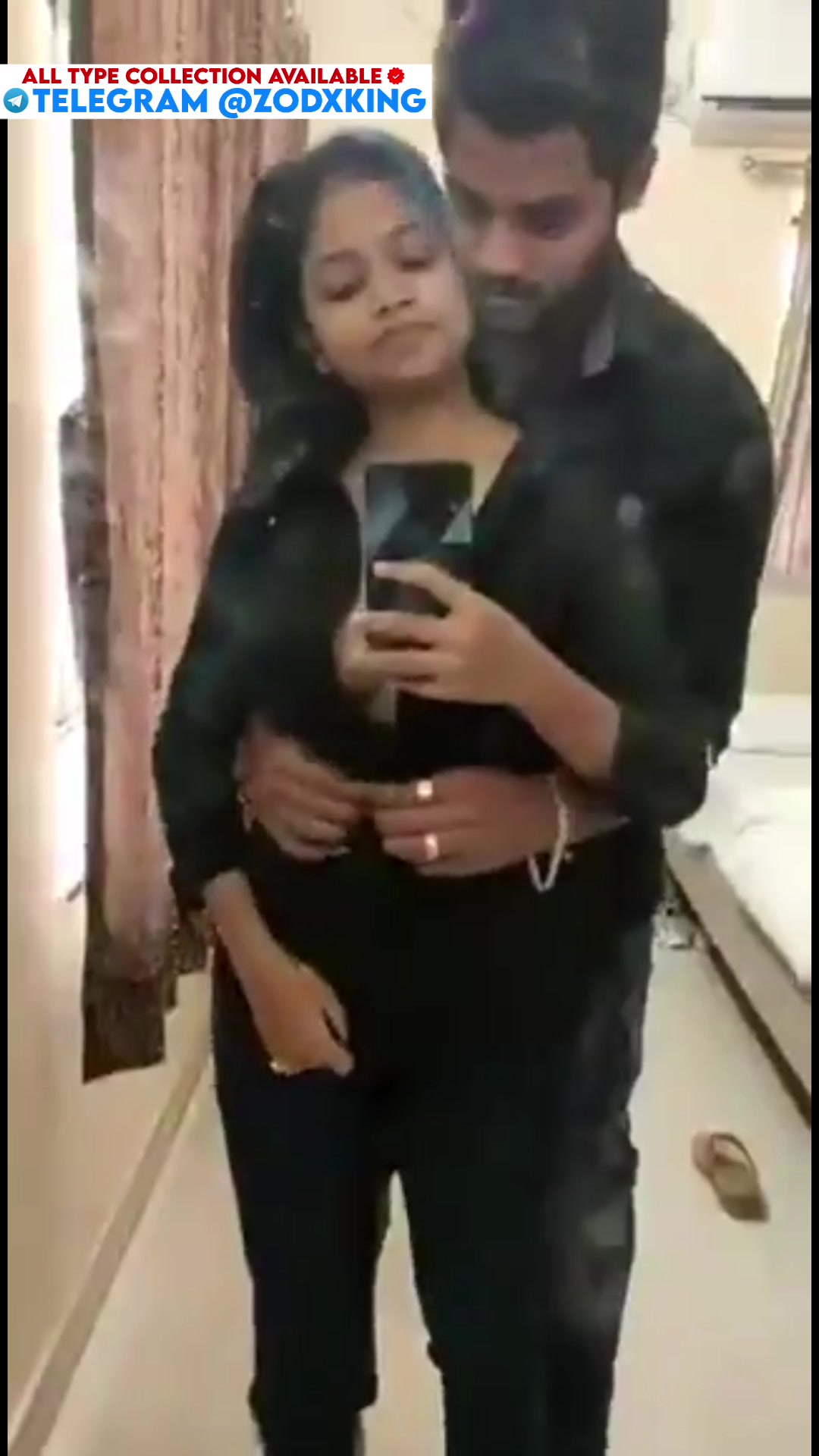 Girlfriend big boobs pressing sex mms tape in hotel Telegram @ZodxKing