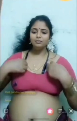 Gouthami reddy manthena sexy looking in pink saree removing blouse showing nude milky boobs in video call ???