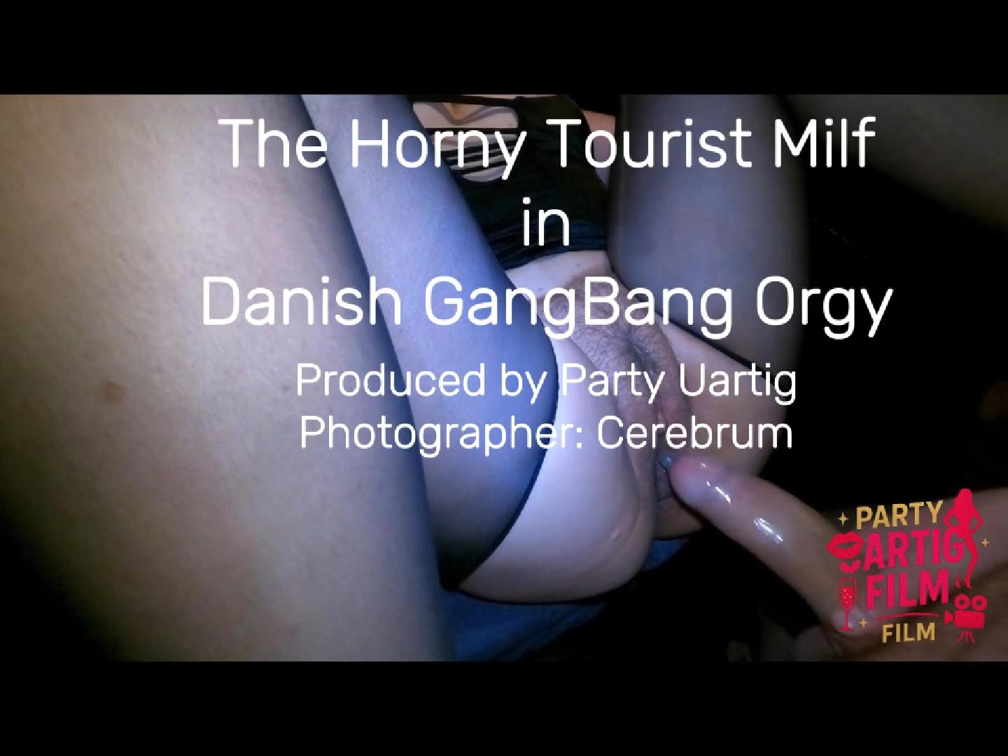 The Horny Tourist Milf in her first Danish gangbang