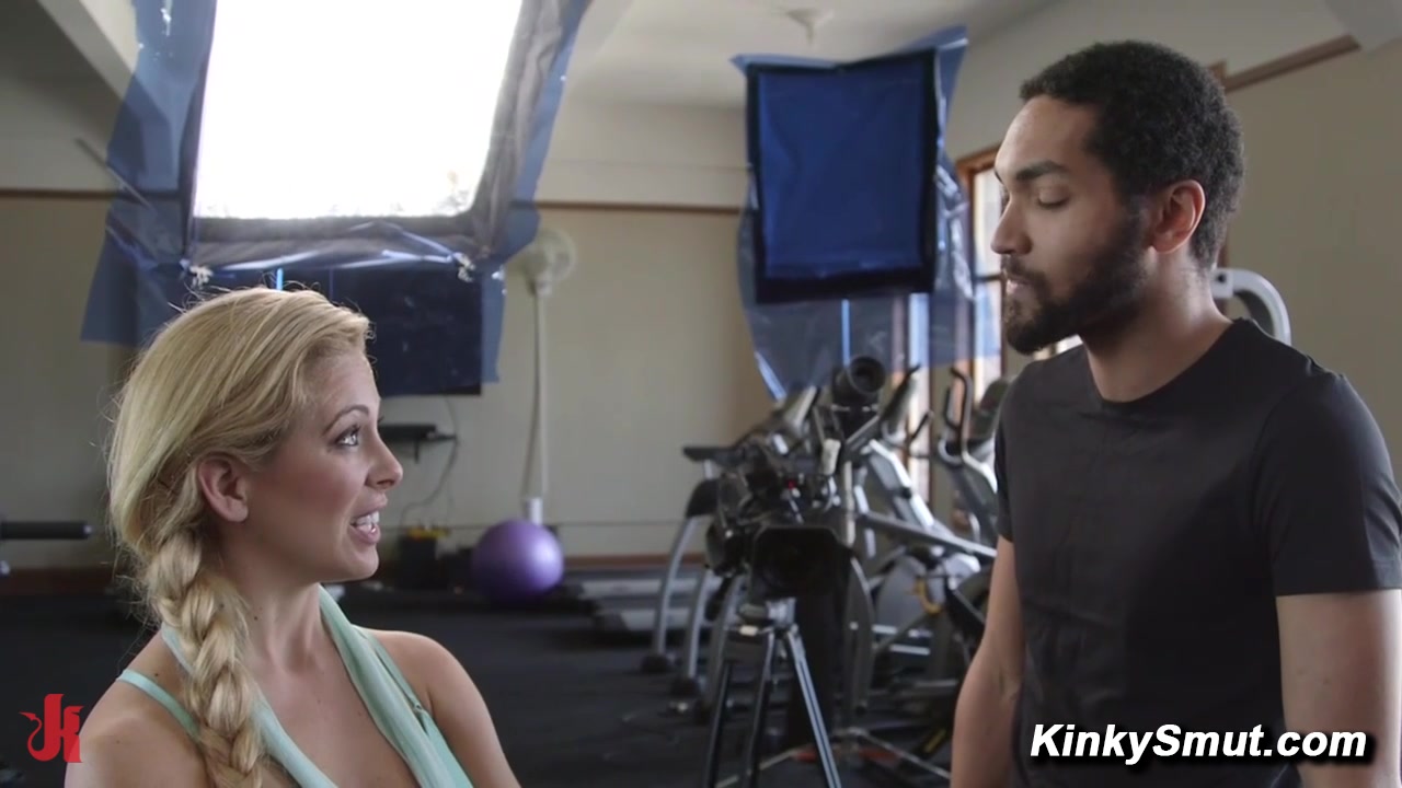 Cherie DeVille Gym Bondage Caning