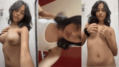 18 Year Old Bathroom Perky Tits