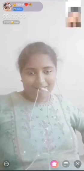 Gouthami reddy manthena removing sky blue dress orange sexy bra showing her big milky boobs in video call ???