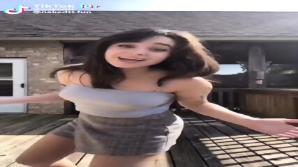 TikTok Girl With Big Tits, â€œclothes-nakedâ€ Part2