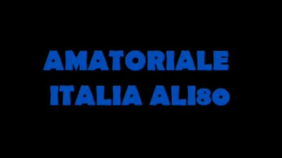 Italian amateur in the car