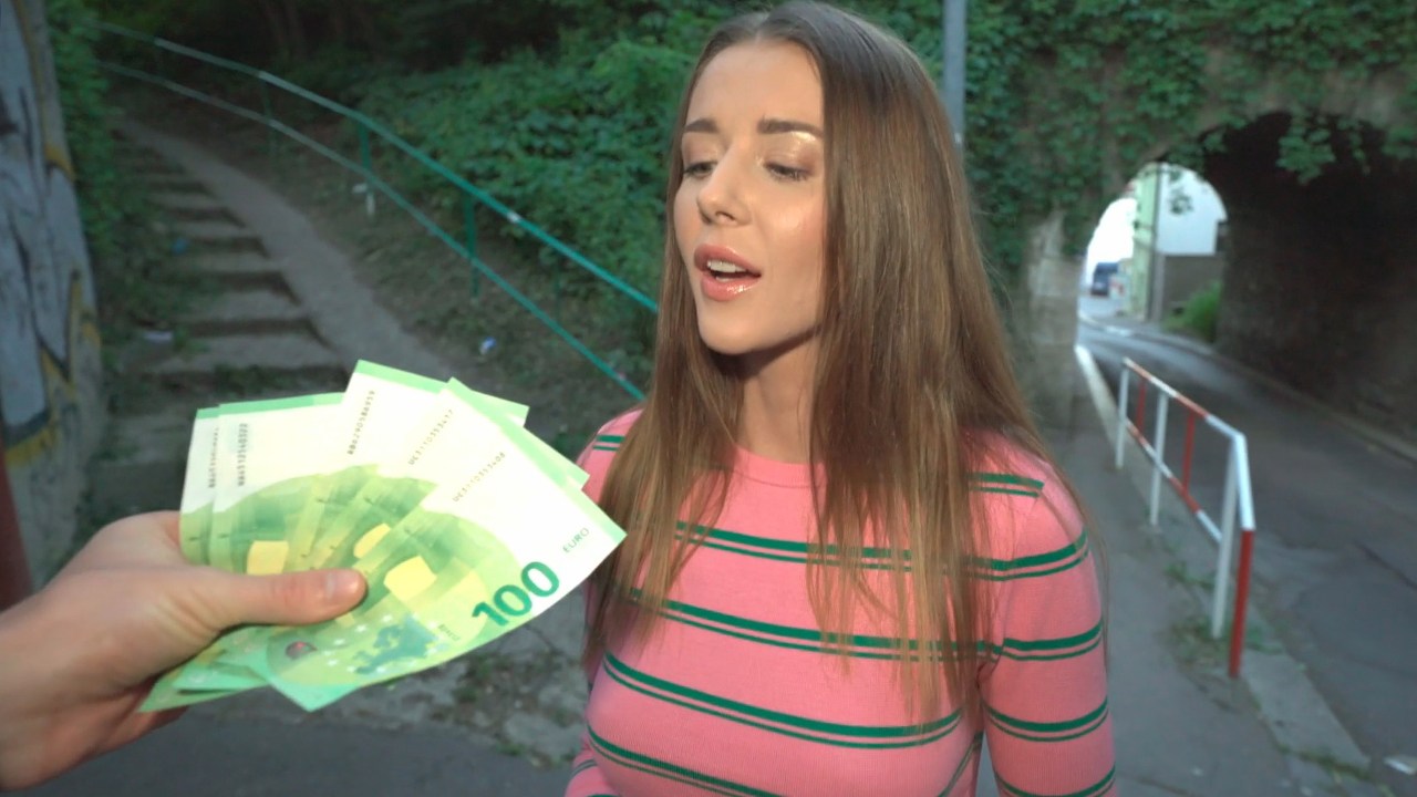 Skinny European Model Babe Blasted for a Few 100 Euros