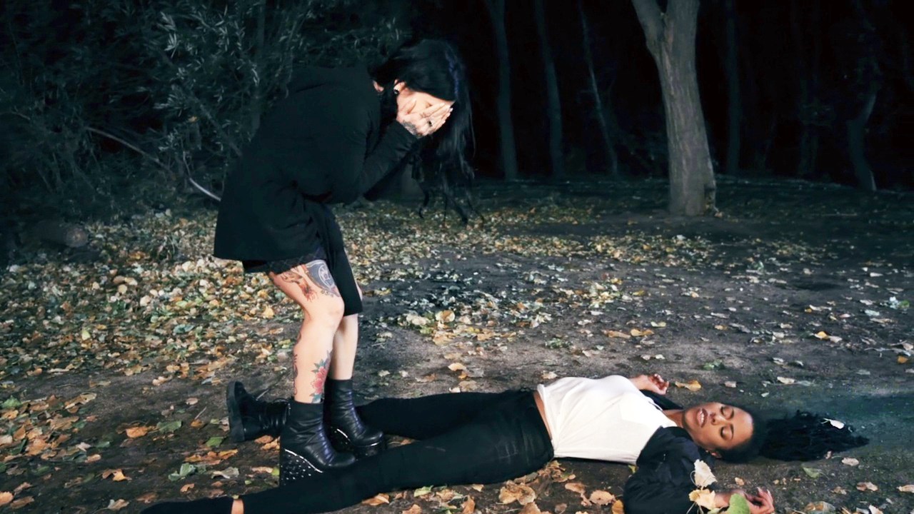 Lesbian Sex so Hot this Chick got Knocked the Fuck Out