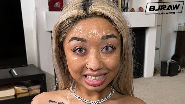 BJRAW Gia Dibella gobbles down cock