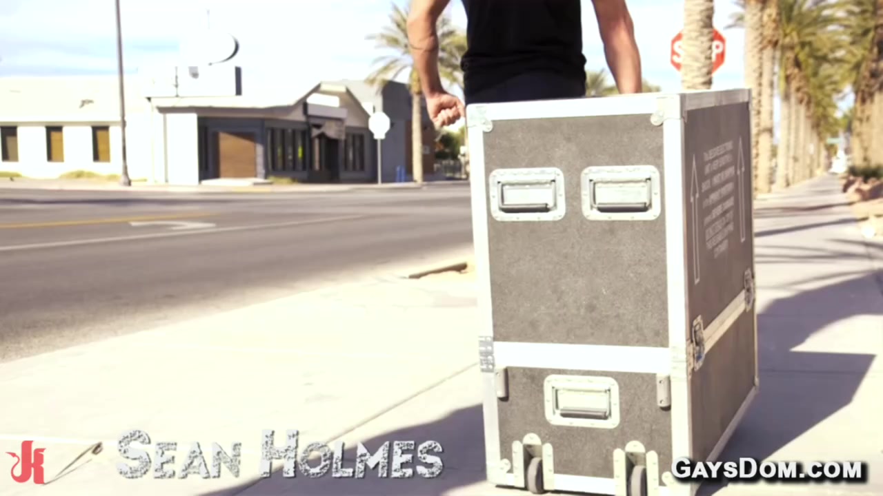 Gay Sean Holmes bound and edged