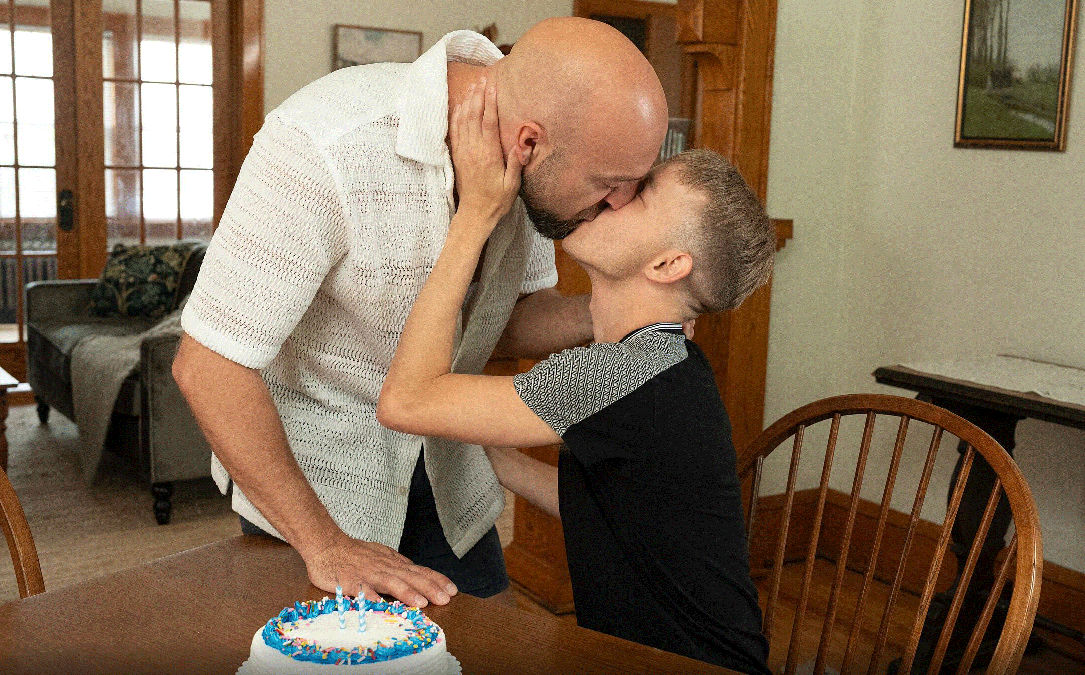 Giving my Twink stepson a birthday sex gift