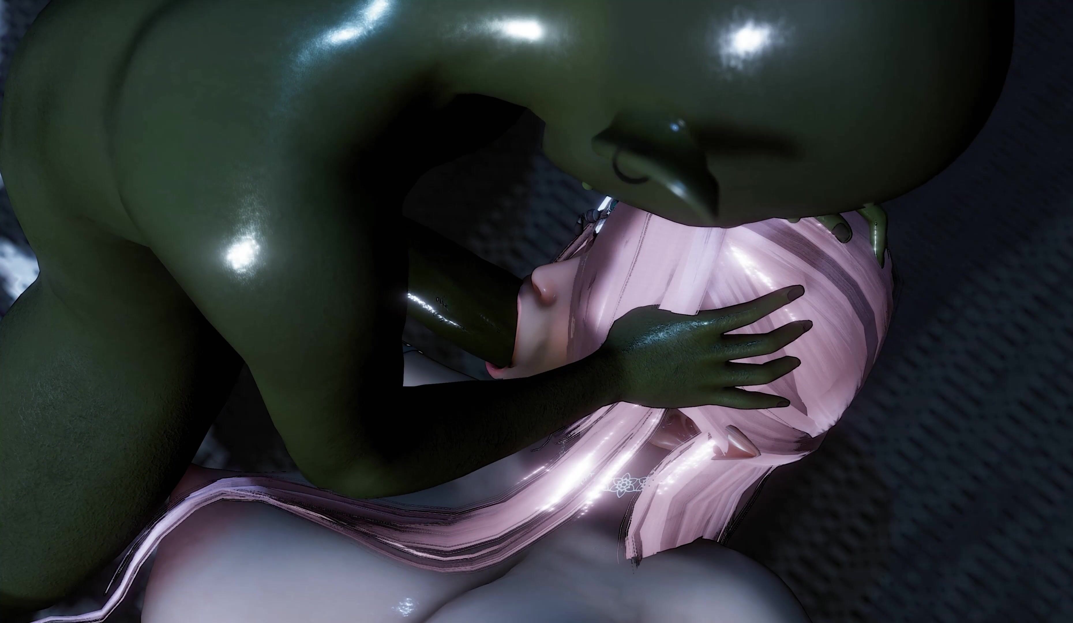 3D Elf Princess Gangbang