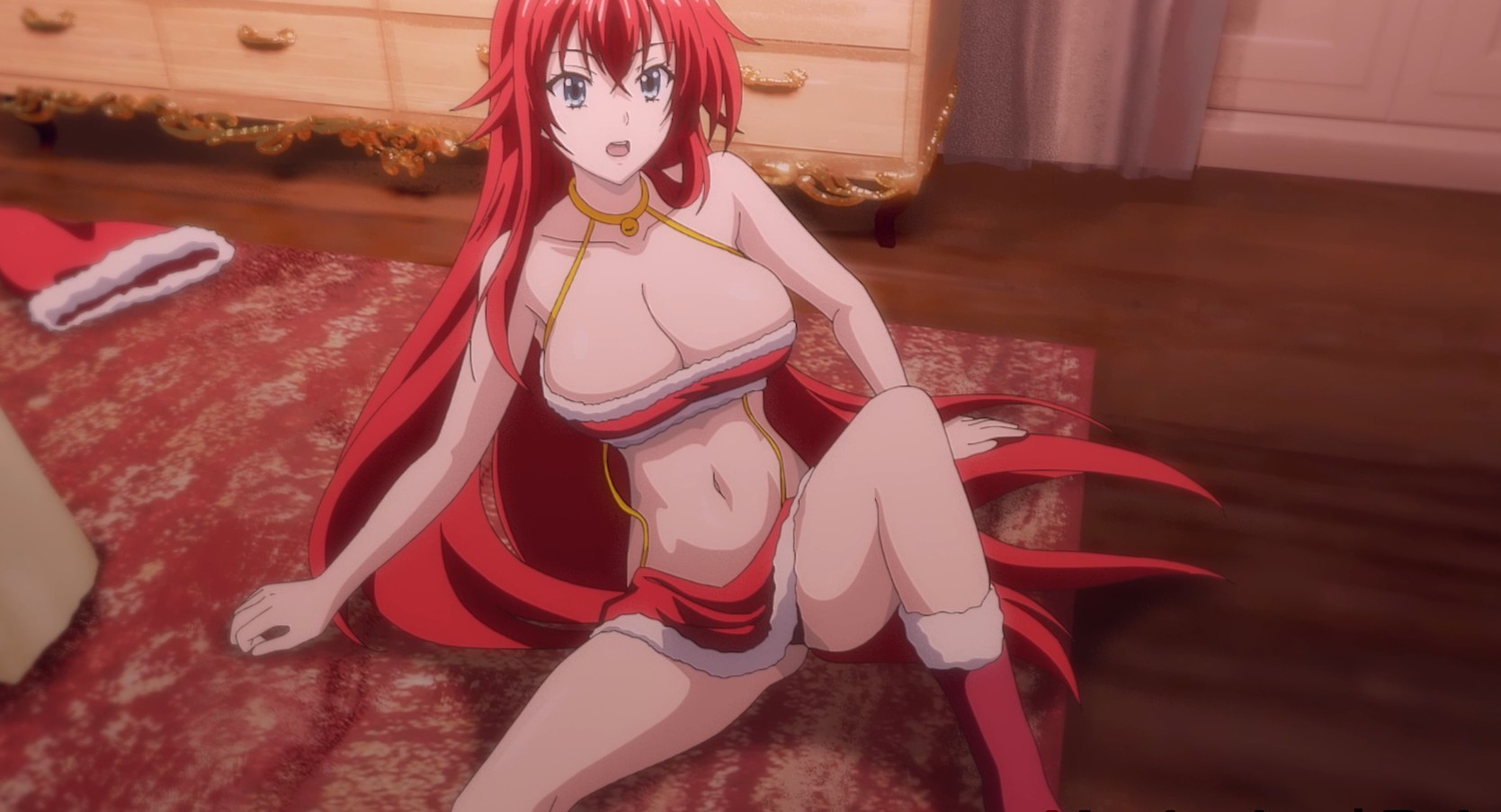 Rias Undresses Slowly Before Giving Issei a Deep & Warm Oral Finish ◇ HENTAI Parody