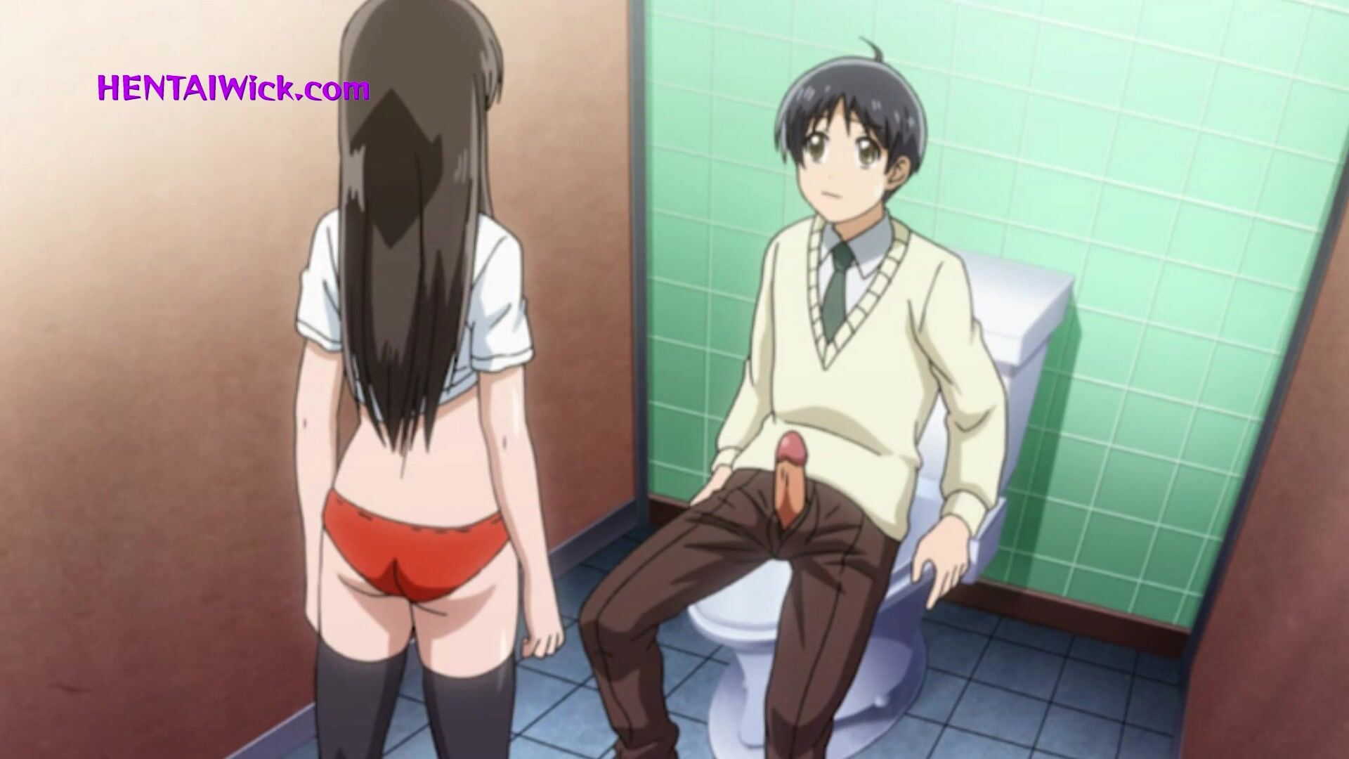 Students Caught Having xxx in School Bathroom (Hentai)