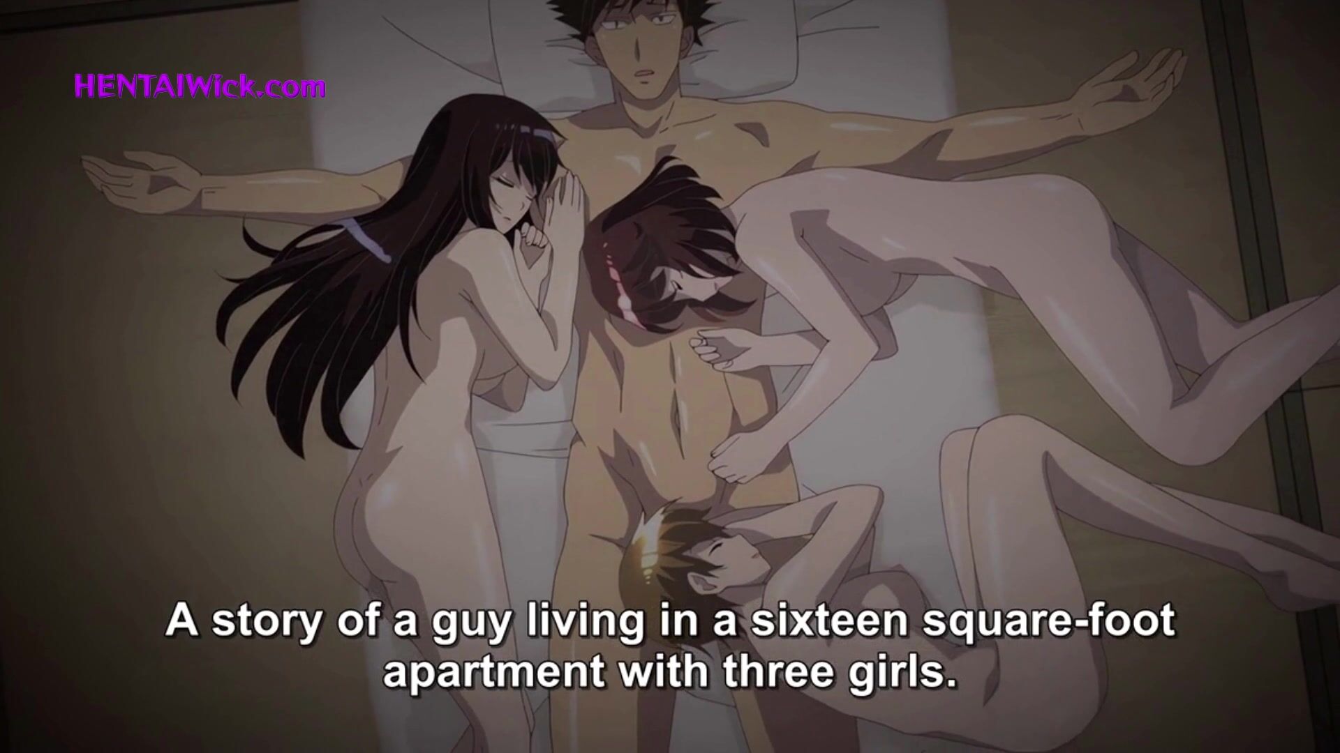 Hentai - First Time in the Women's Bath: Hairy Pussy Touch in the Public Steam Room