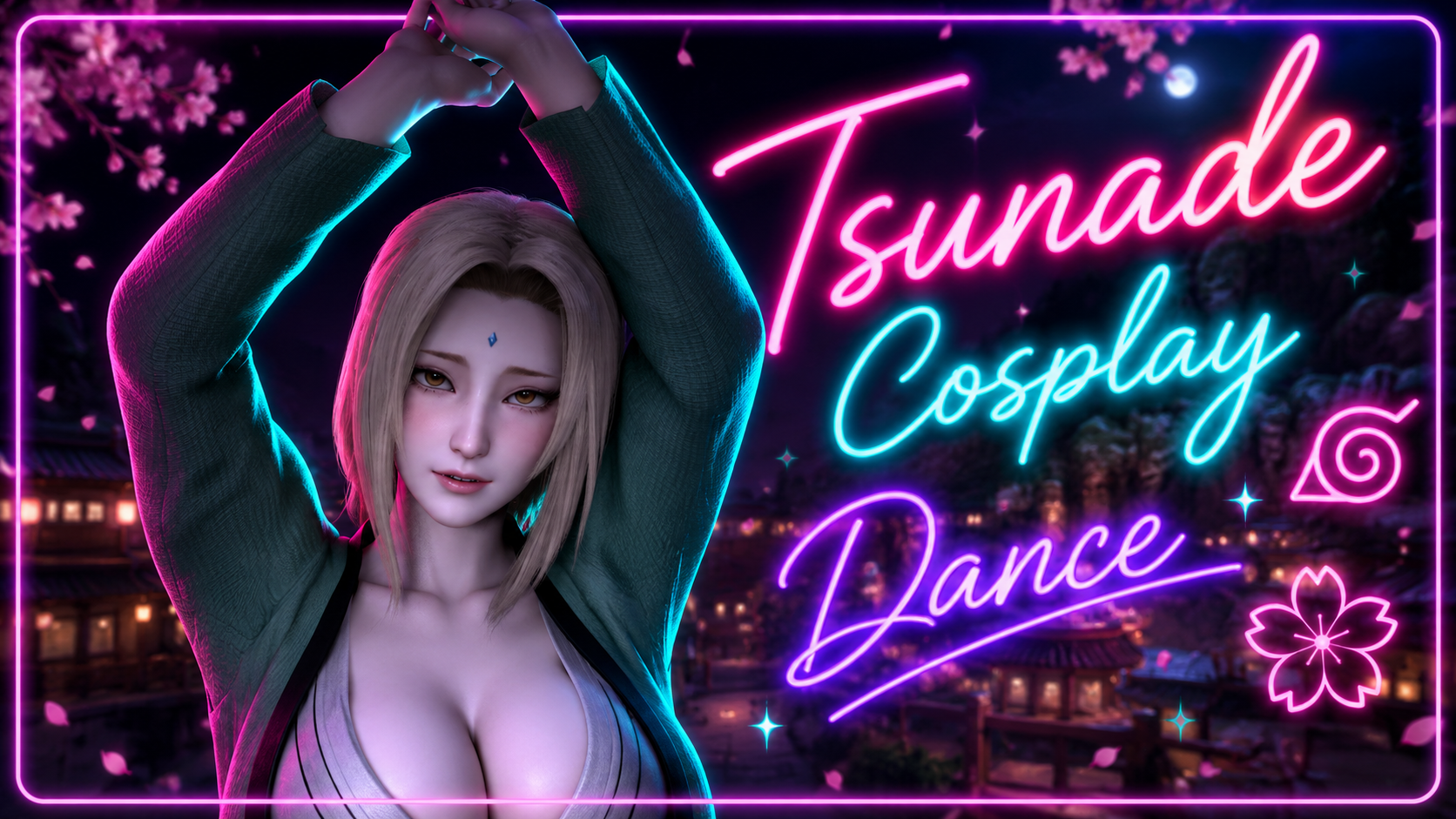 VAM POV - Tsunade Cosplay Dance 2