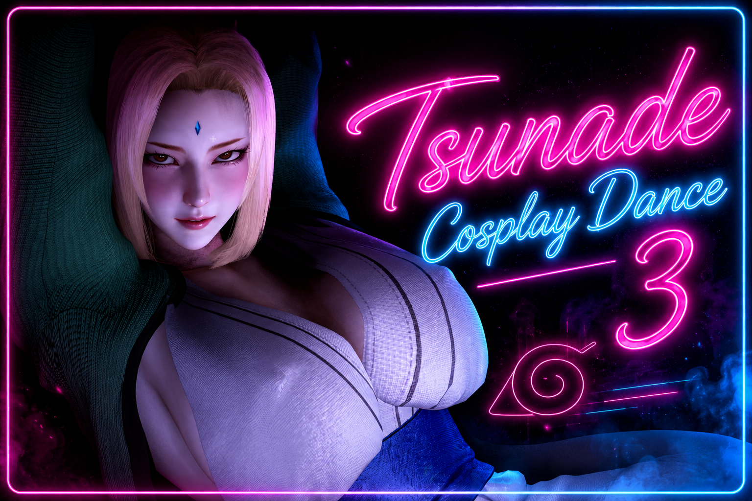 VAM POV - Tsunade Cosplay Dance 3