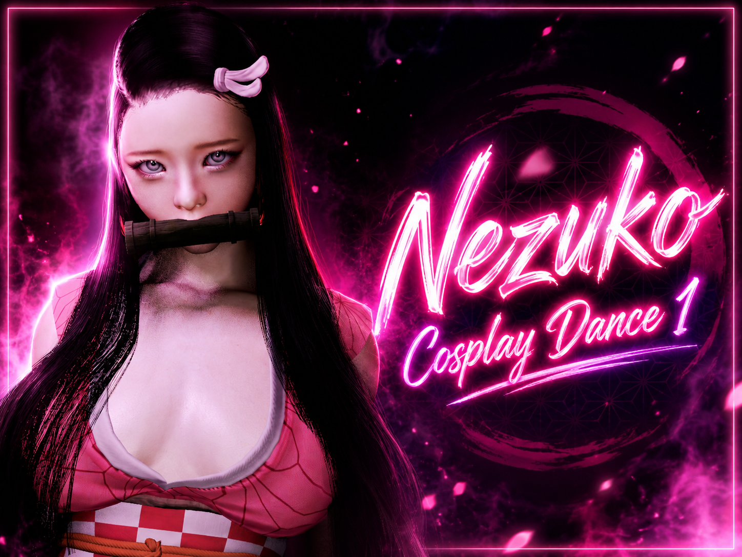 VAM POV - Nezuko Cosplay Dance 1