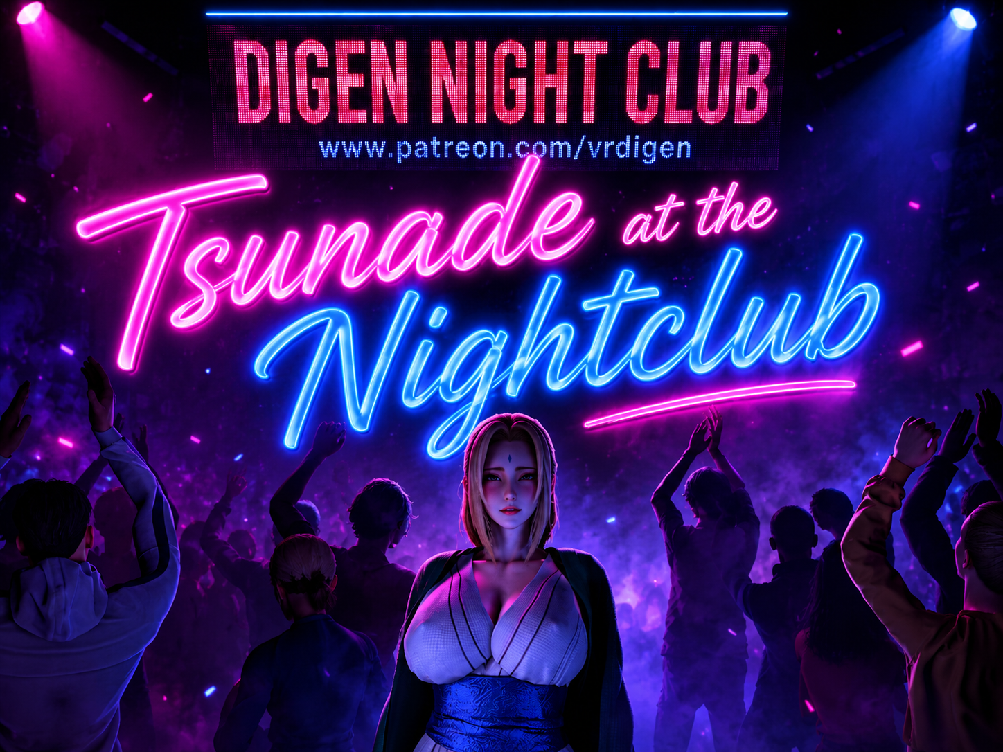 Tsunade cos at the Nightclub