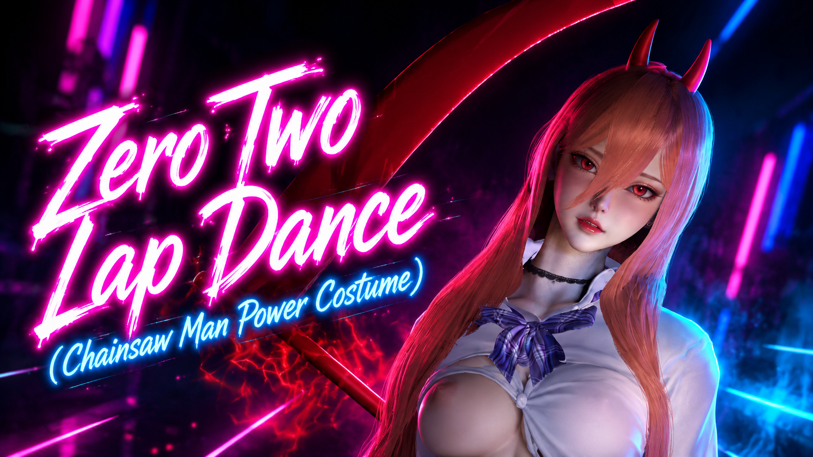 Zero Two Lap Dance (Chainsaw Man Power Costume)
