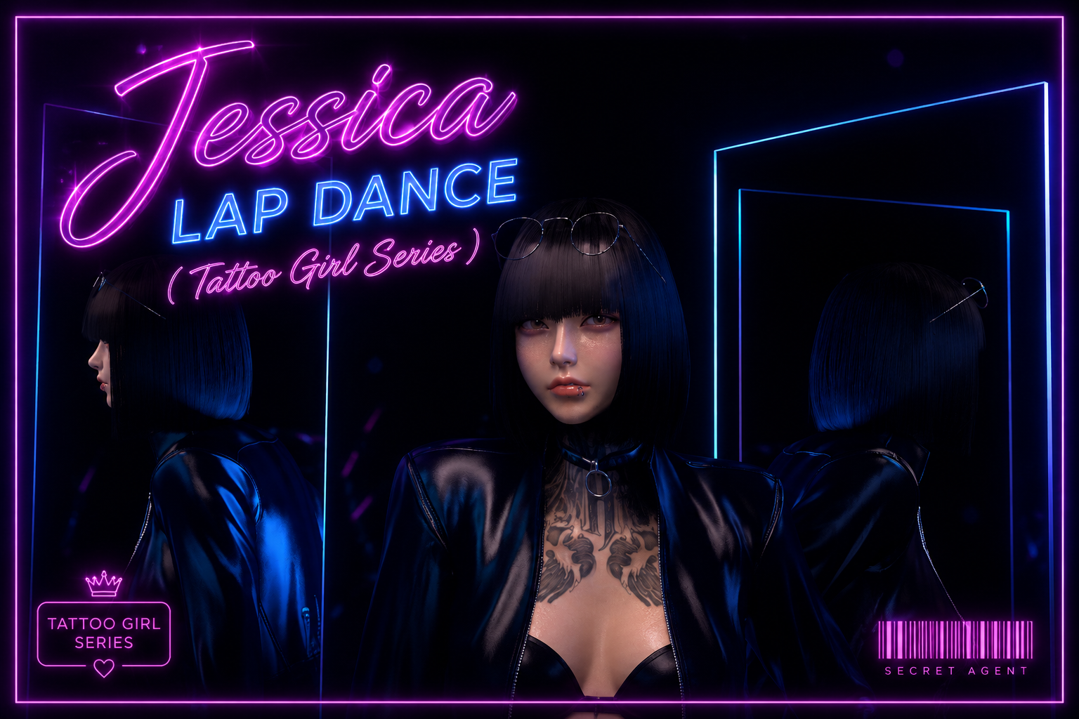 Tattoo Girl Series (Jessica Lap Dance)