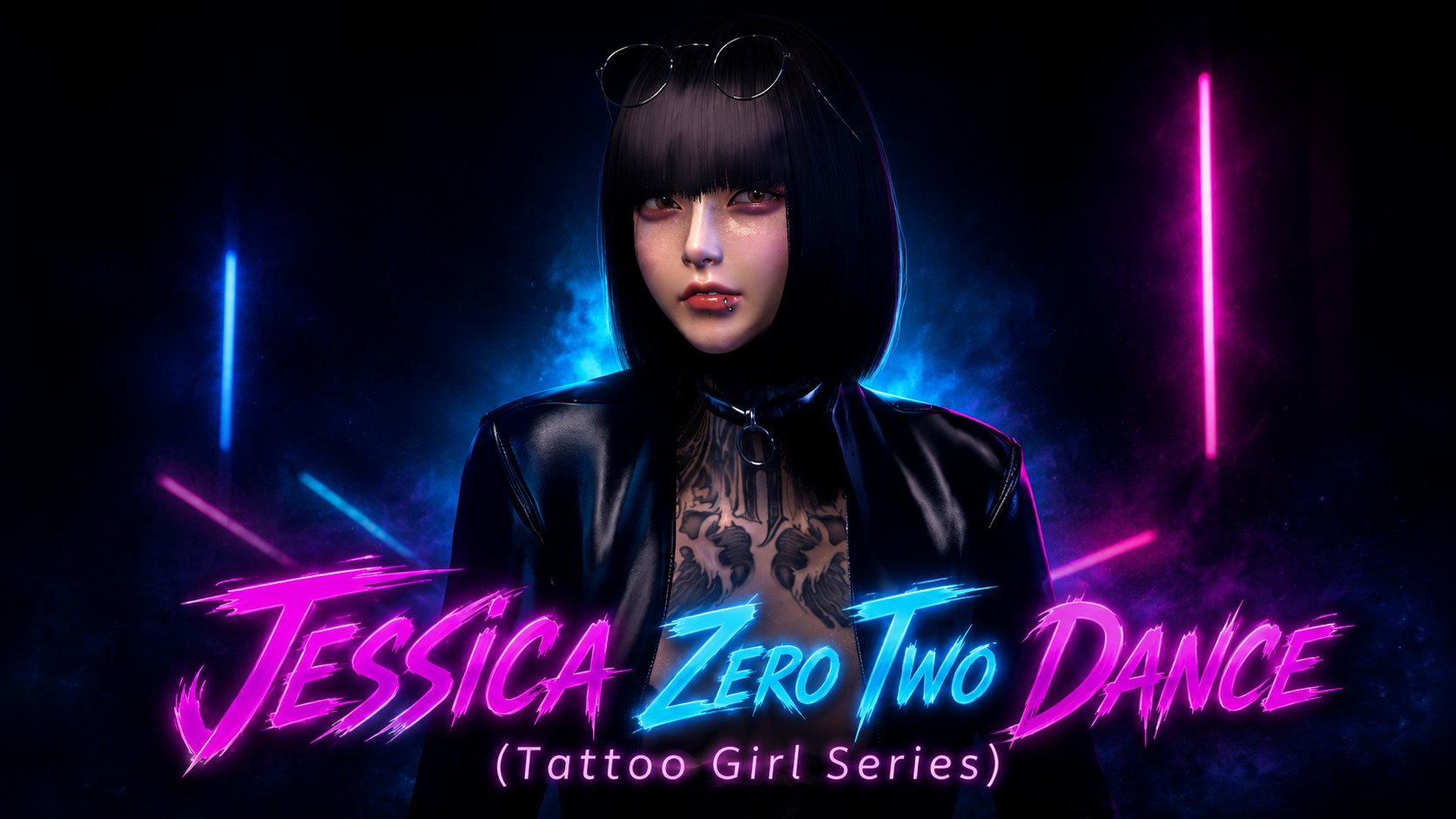 Jessica Zero Two Dance (Tattoo Girl Series)