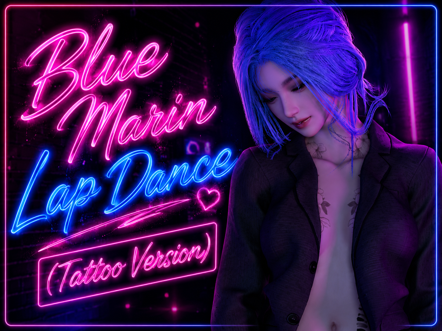 Blue Marin Lap Dance (Tattoo Version)