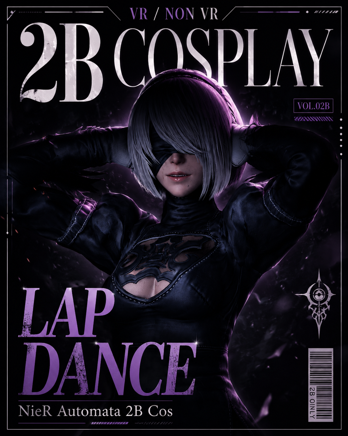 2B Cosplay Lap Dance POV
