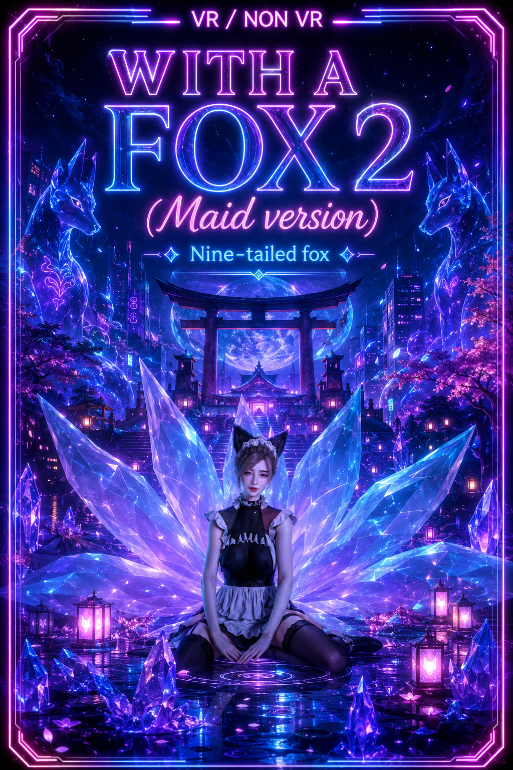 WITH A FOX 2 (Maid version Lap Dance Sex Pov)