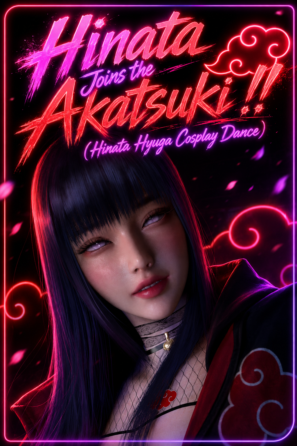 Hinata Joins the Akatsuki !! (Hinata Hyuga Cosplay Lap Dance)