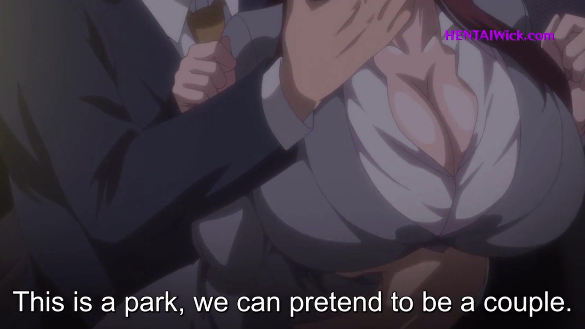 Hentai Uncensored - Rough Car Fuck with the Boss (Eng Sub)