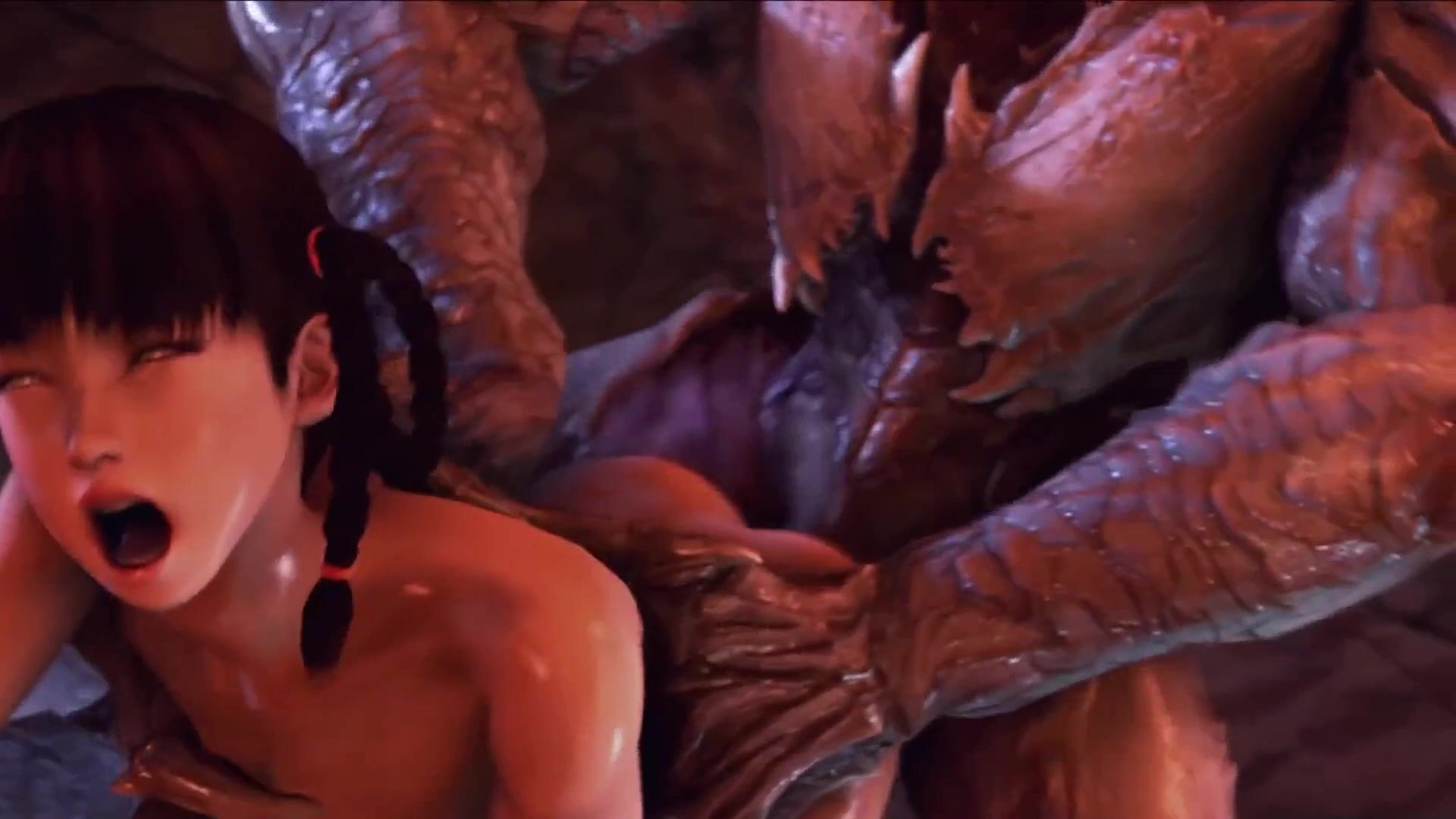 Teen Bitch Want Huge Monster Horsecock - 3d Uncensored Hentai Hot Sex